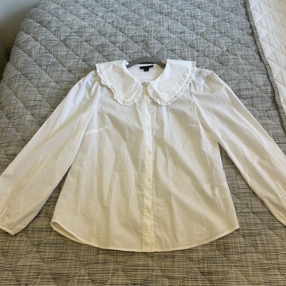J. Crew Cotton poplin blouse